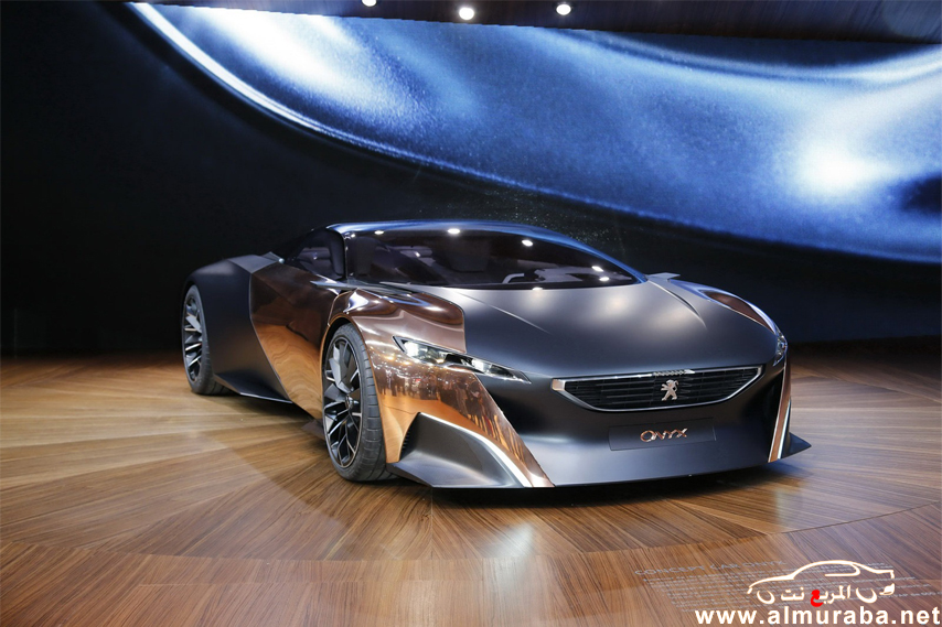 بيجو تكشف النقاب عن سيارتها اونيكس سوبر كونسيبت الهجينه في معرض باريس Peugeot Onyx 8